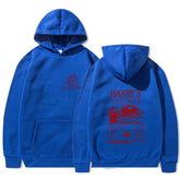 Unisex House Printed Relaxed Hoodie